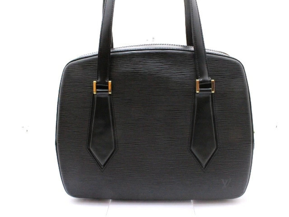 LOUIS VUITTON Shoulder Bag Voltaire Epi Noir Black